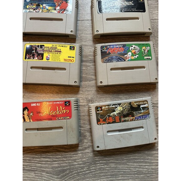 Vintage Japanese Nintendo Super Famicom video game  - BIG LOT of 25 - US Seller - Picture 5 of 14